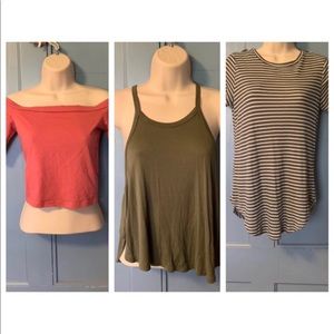 3 Charlotte Russe Tops